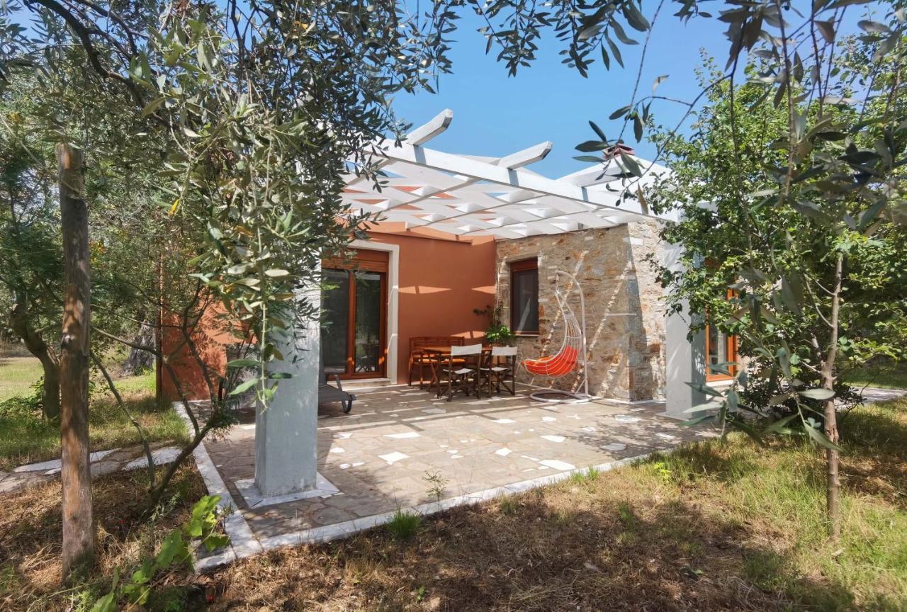 Elea Stone Houses In Organic Quiet Olive Grove, Prinos, Thassos Exterior photo