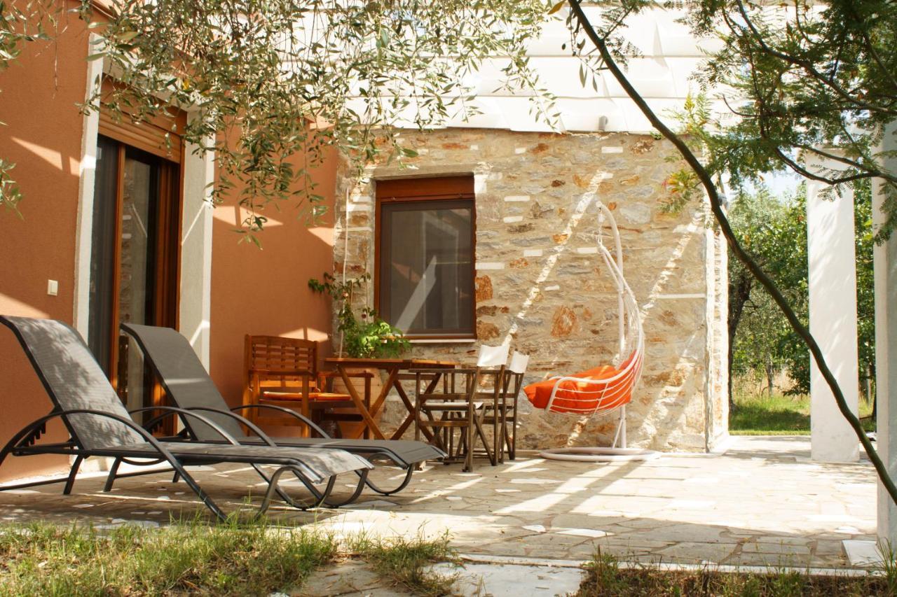 Elea Stone Houses In Organic Quiet Olive Grove, Prinos, Thassos Exterior photo