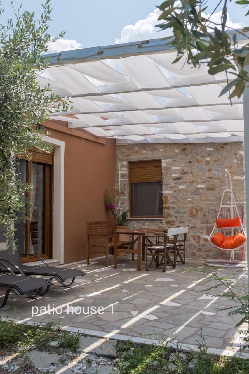 Elea Stone Houses In Organic Quiet Olive Grove, Prinos, Thassos Exterior photo